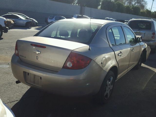 1G1AL58FX77278691 - 2007 CHEVROLET COBALT LT GOLD photo 4