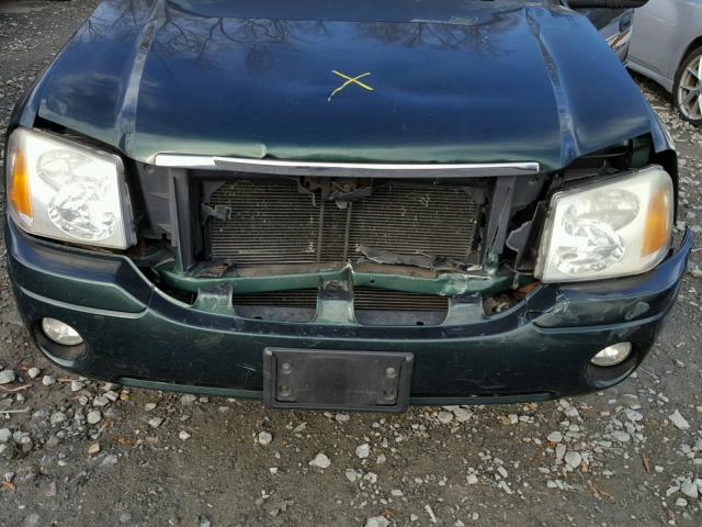 1GKET12S846173757 - 2004 GMC ENVOY XUV GREEN photo 9