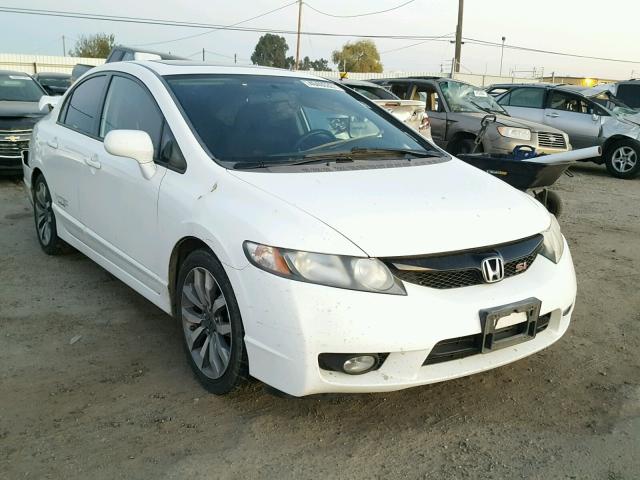 2HGFA55579H704862 - 2009 HONDA CIVIC SI WHITE photo 1