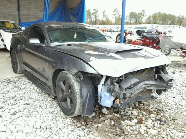 1FA6P8AM1F5306955 - 2015 FORD MUSTANG GRAY photo 1