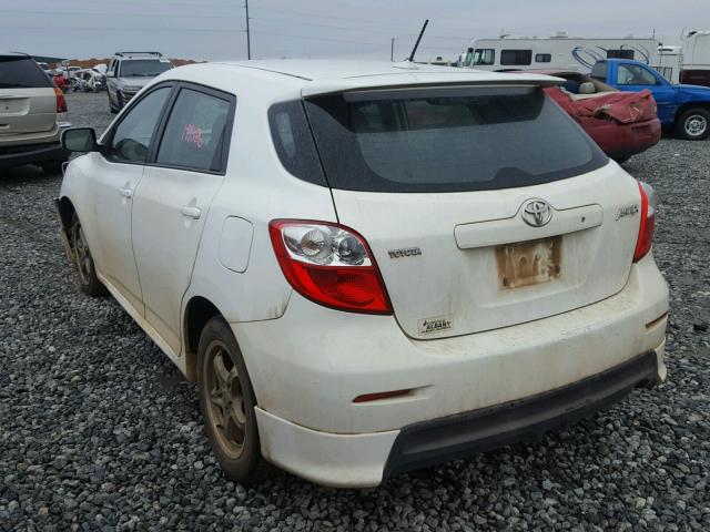 2T1KU4EE6AC327339 - 2010 TOYOTA COROLLA MA WHITE photo 3