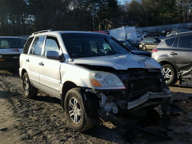 2HKYF18435H506592 - 2005 HONDA PILOT EX SILVER photo 1