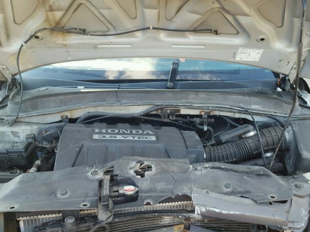 2HKYF18435H506592 - 2005 HONDA PILOT EX SILVER photo 7