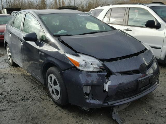 JTDKN3DU0F0446683 - 2015 TOYOTA PRIUS CHARCOAL photo 1