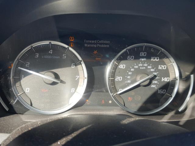 5FRYD4H4XGB046127 - 2016 ACURA MDX TECHNO GRAY photo 8