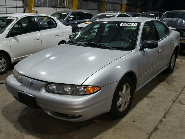 1G3NL52F94C177162 - 2004 OLDSMOBILE ALERO GL SILVER photo 2