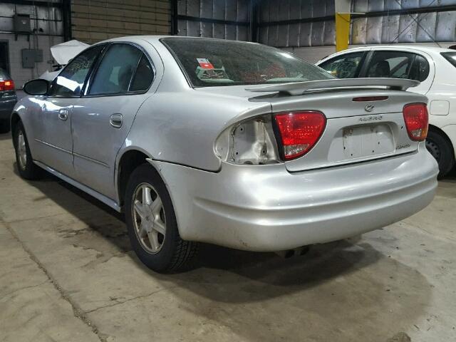 1G3NL52F94C177162 - 2004 OLDSMOBILE ALERO GL SILVER photo 3