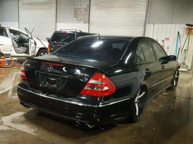 WDBUF76JX5A768674 - 2005 MERCEDES-BENZ E 55 AMG BLACK photo 4