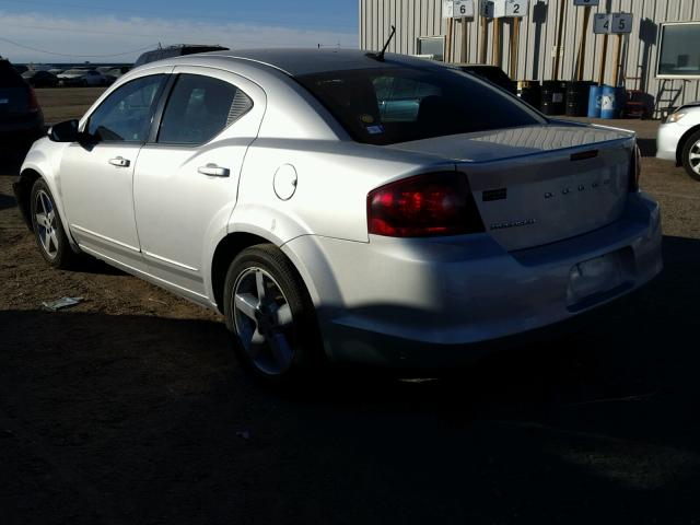 1B3BD4FB7BN553992 - 2011 DODGE AVENGER EX GRAY photo 3