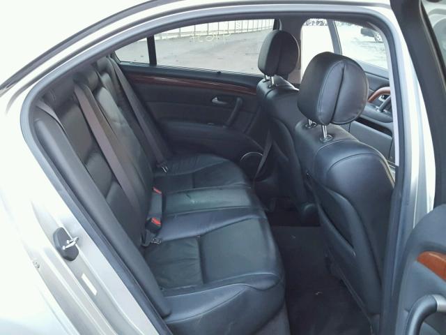 JH4KB16607C004268 - 2007 ACURA RL SILVER photo 6