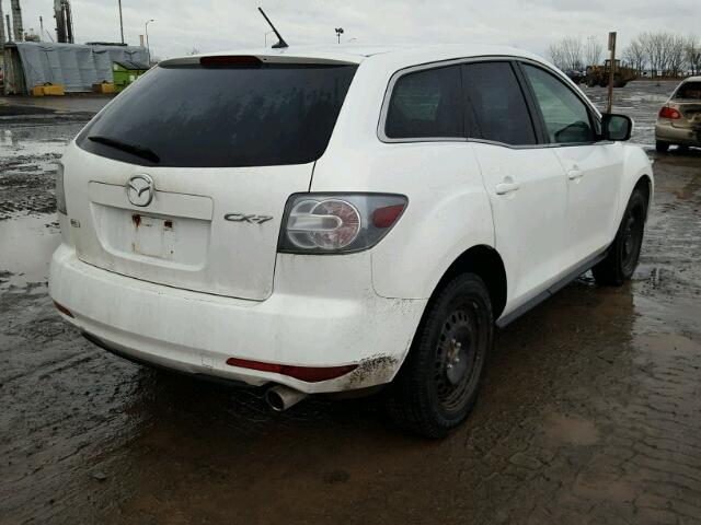 JM3ER2W57A0337025 - 2010 MAZDA CX-7 WHITE photo 4