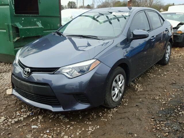 2T1BURHE1GC553015 - 2016 TOYOTA COROLLA L GRAY photo 2