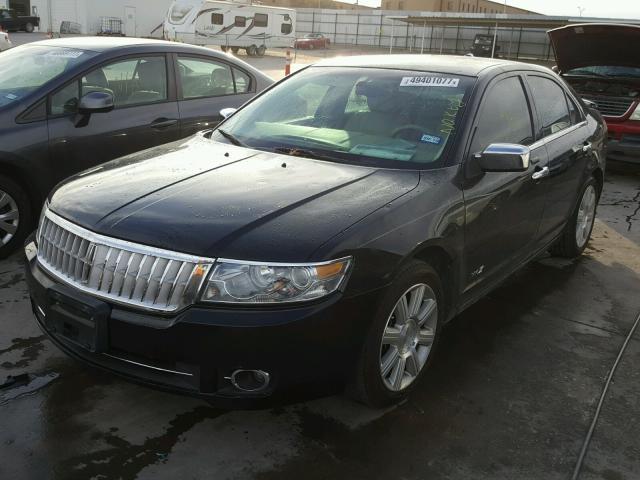 3LNHM26T48R655340 - 2008 LINCOLN MKZ BLACK photo 2