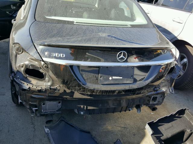 55SWF4JB9GU103430 - 2016 MERCEDES-BENZ C 300 BLACK photo 9