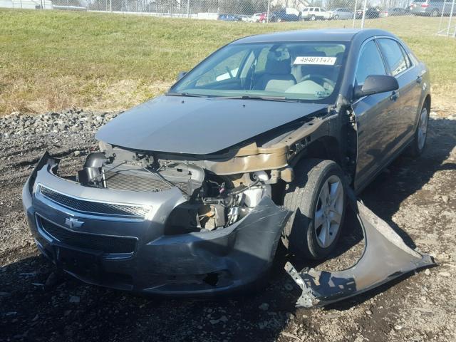 1G1ZG57B49F224141 - 2009 CHEVROLET MALIBU LS GRAY photo 2