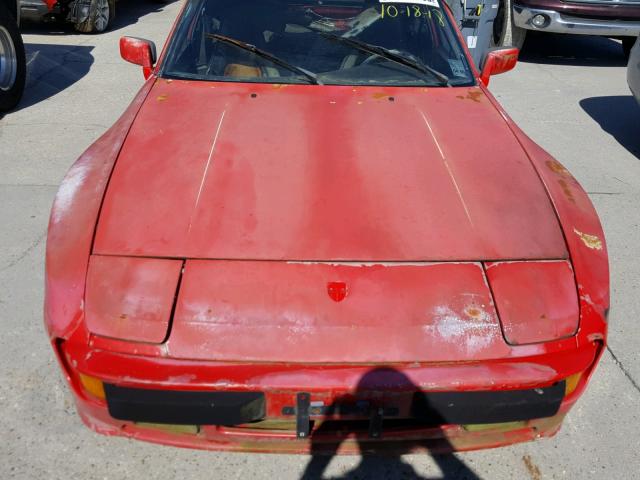 WP0AA0941GN459610 - 1986 PORSCHE 944 RED photo 7