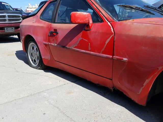 WP0AA0941GN459610 - 1986 PORSCHE 944 RED photo 9