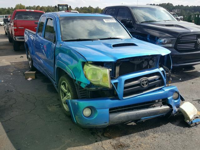 5TETU22N55Z049045 - 2005 TOYOTA TACOMA X-R BLUE photo 1