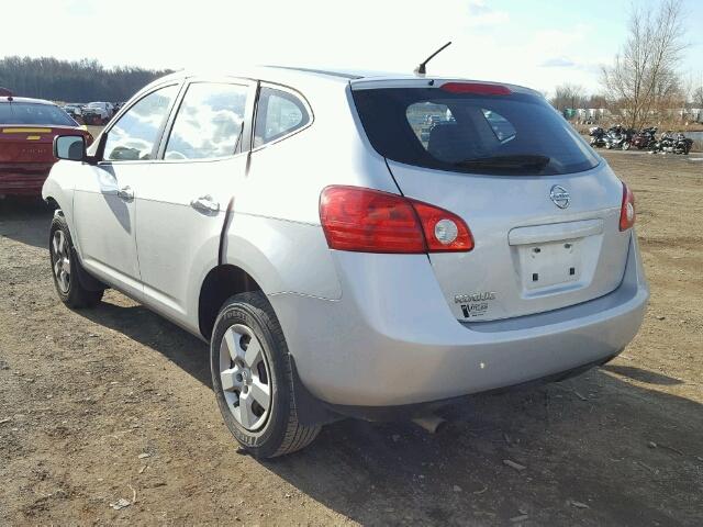 JN8AS5MT6AW501686 - 2010 NISSAN ROGUE S SILVER photo 3