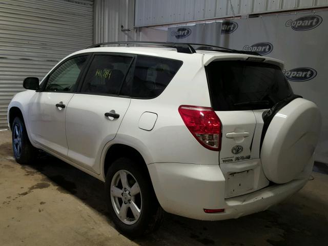 JTMZD33V275046916 - 2007 TOYOTA RAV4 WHITE photo 3