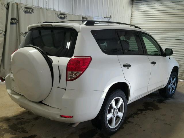 JTMZD33V275046916 - 2007 TOYOTA RAV4 WHITE photo 4