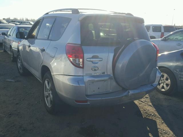 JTMBD33V685183733 - 2008 TOYOTA RAV4 SILVER photo 3