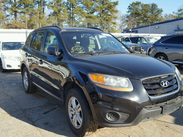 5NMSG3AB0AH345164 - 2010 HYUNDAI SANTA FE G BLACK photo 1