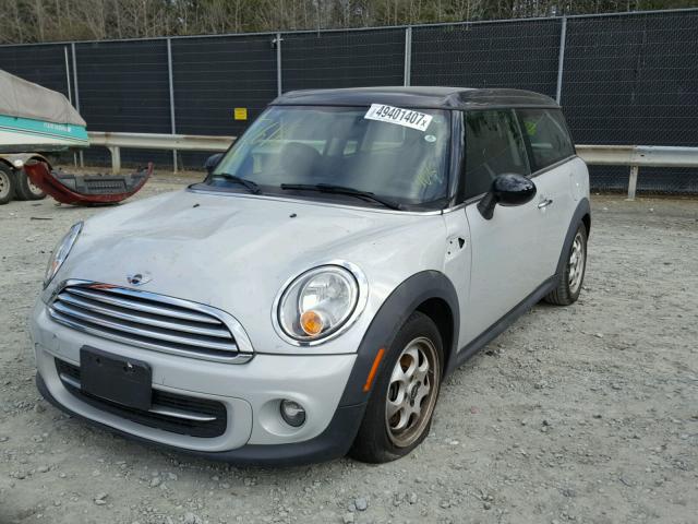 WMWZF3C5XET493459 - 2014 MINI COOPER CLU SILVER photo 2