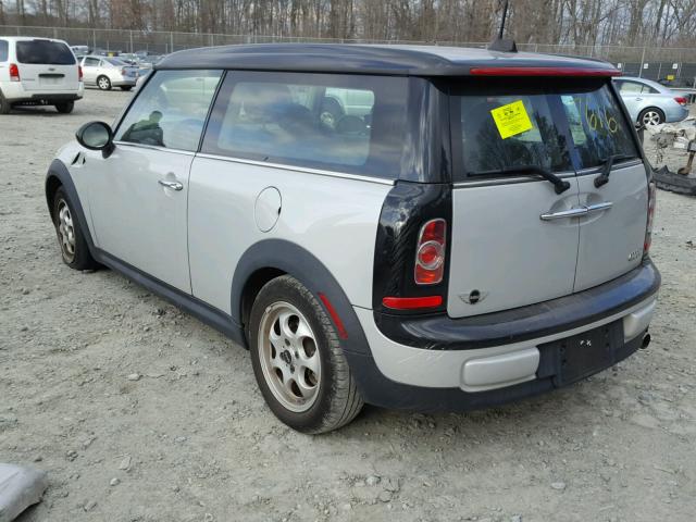 WMWZF3C5XET493459 - 2014 MINI COOPER CLU SILVER photo 3