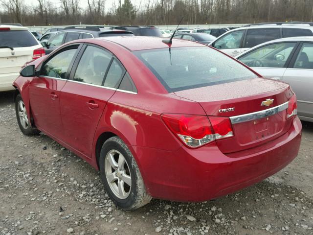 1G1PG5S9XB7103030 - 2011 CHEVROLET CRUZE LT RED photo 3