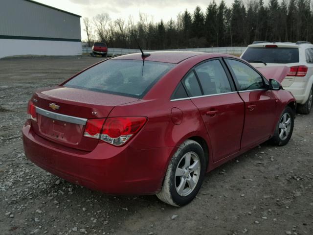 1G1PG5S9XB7103030 - 2011 CHEVROLET CRUZE LT RED photo 4