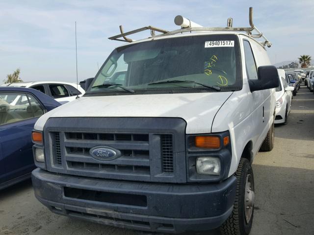 1FTNE14W18DA71854 - 2008 FORD ECONOLINE WHITE photo 2