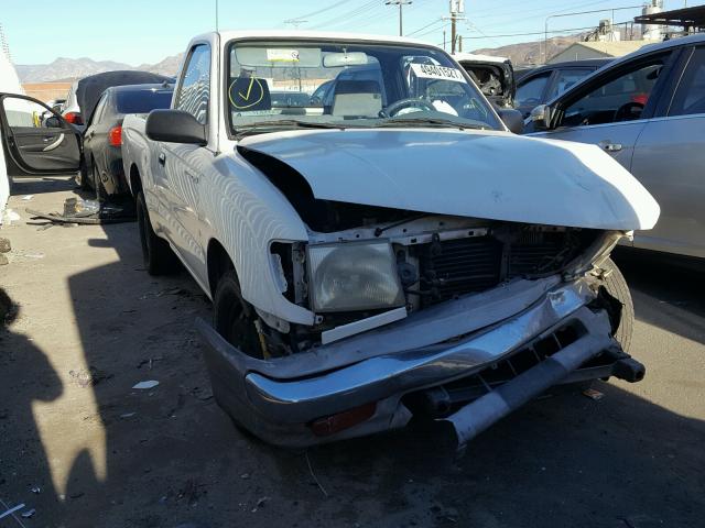 4TANL42N5YZ596495 - 2000 TOYOTA TACOMA WHITE photo 1