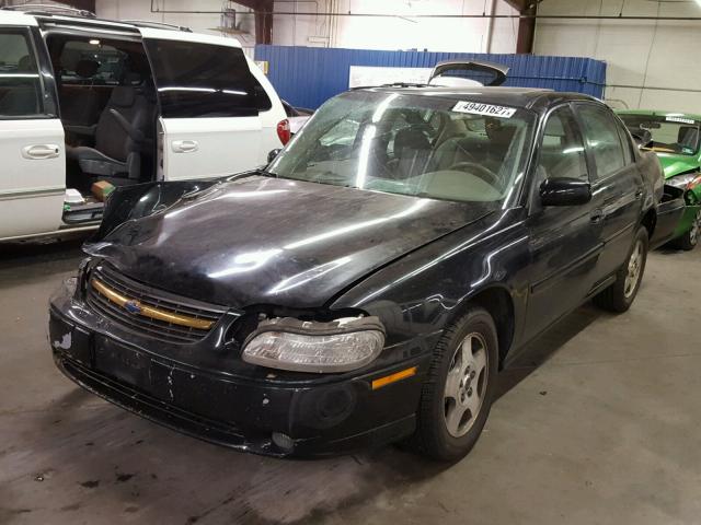 1G1NE52J53M700239 - 2003 CHEVROLET MALIBU LS BLACK photo 2