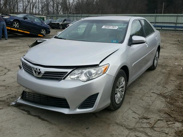 4T1BF1FK9DU717805 - 2013 TOYOTA CAMRY L SILVER photo 2