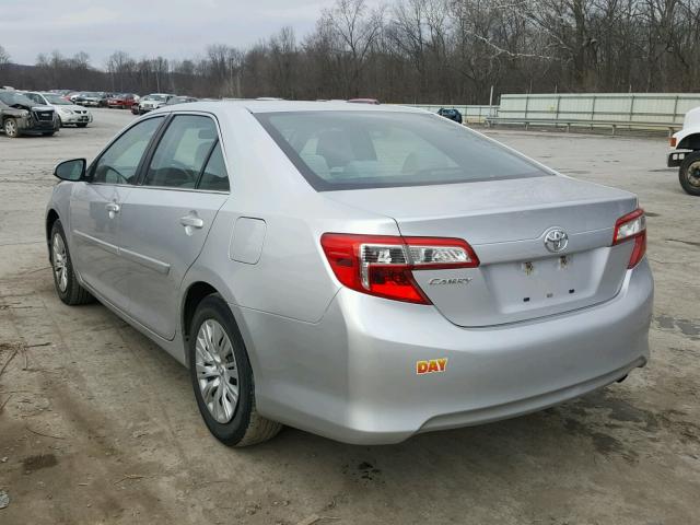 4T1BF1FK9DU717805 - 2013 TOYOTA CAMRY L SILVER photo 3