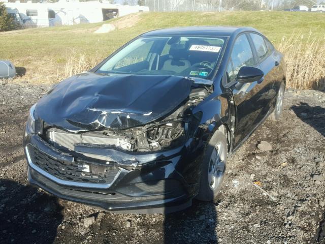 1G1BC5SMXG7292974 - 2016 CHEVROLET CRUZE LS BLACK photo 2