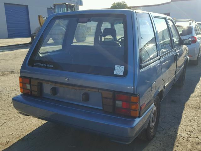 JN1HM05S9JX102345 - 1988 NISSAN STANZA BLUE photo 4