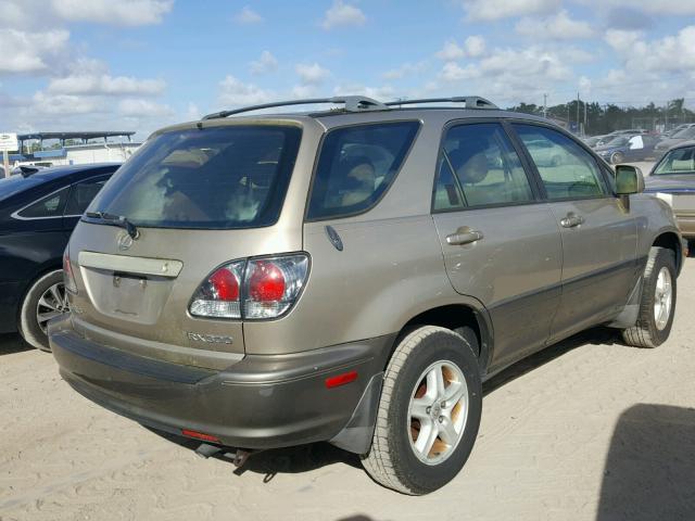 JTJGF10U620145260 - 2002 LEXUS RX 300 GOLD photo 4