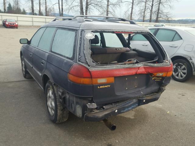 4S3BG6851T7372708 - 1996 SUBARU LEGACY OUT BLUE photo 3