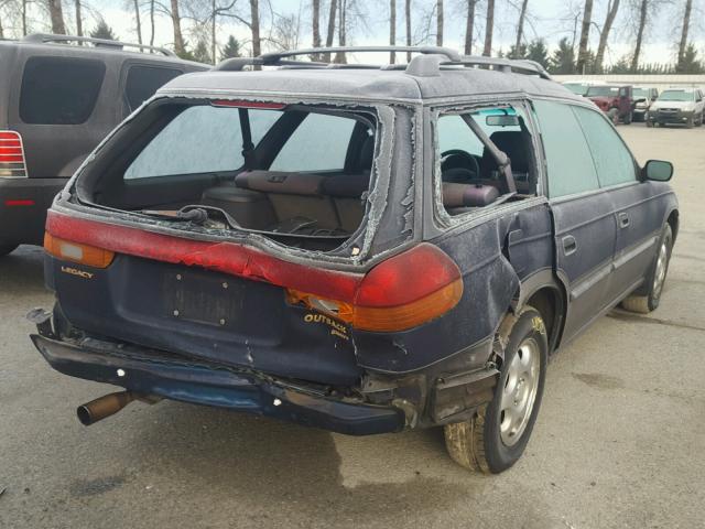 4S3BG6851T7372708 - 1996 SUBARU LEGACY OUT BLUE photo 4