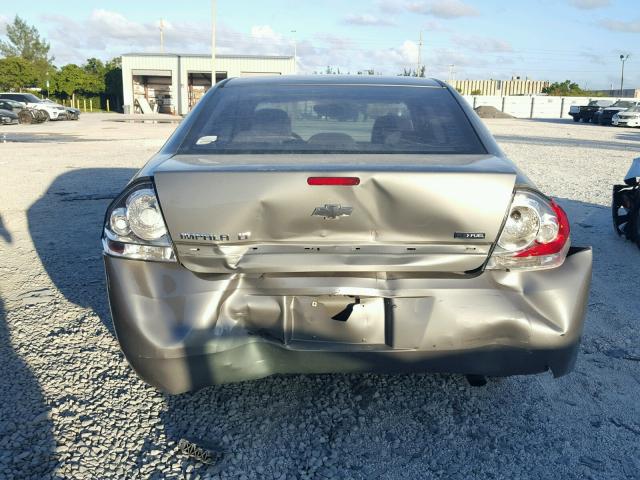 2G1WT55K879173251 - 2007 CHEVROLET IMPALA LT SILVER photo 9