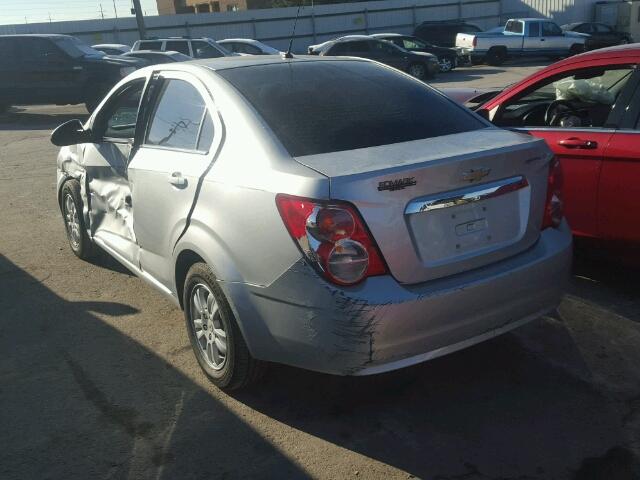 1G1JC5SHXC4154331 - 2012 CHEVROLET SONIC LT SILVER photo 3