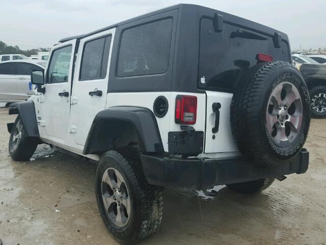 1C4BJWDG5HL510533 - 2017 JEEP WRANGLER U WHITE photo 3