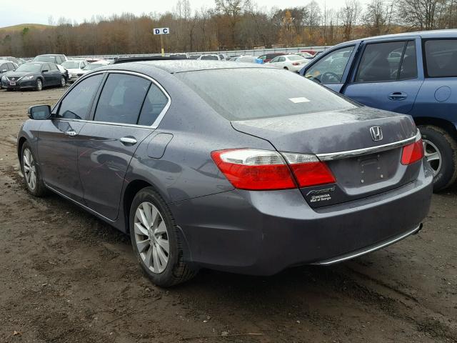 1HGCR2F78EA201277 - 2014 HONDA ACCORD EX GRAY photo 3