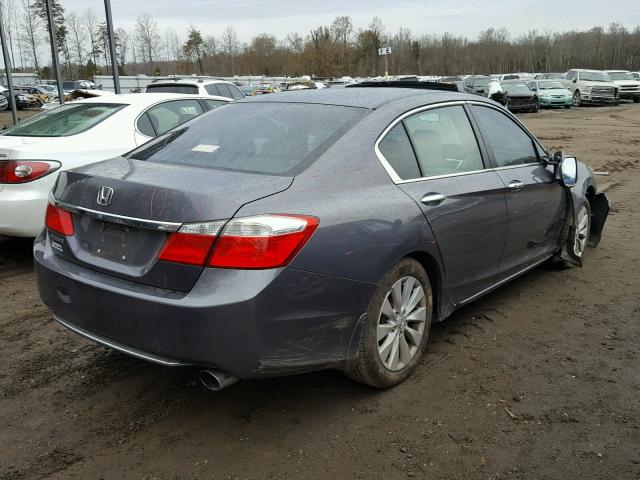 1HGCR2F78EA201277 - 2014 HONDA ACCORD EX GRAY photo 4