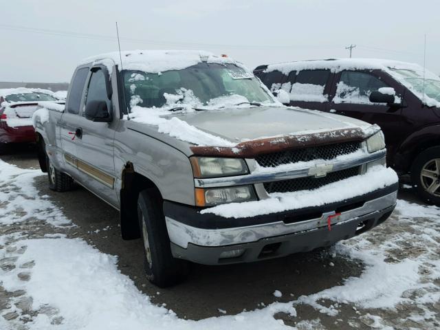 2GCEK19T431316075 - 2003 CHEVROLET SILVERADO GRAY photo 1