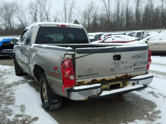 2GCEK19T431316075 - 2003 CHEVROLET SILVERADO GRAY photo 3