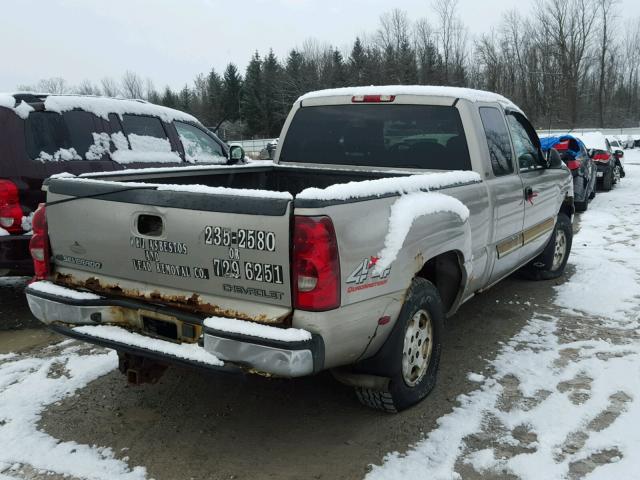 2GCEK19T431316075 - 2003 CHEVROLET SILVERADO GRAY photo 4