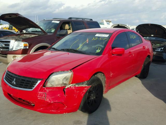 4A3AB36FX9E021690 - 2009 MITSUBISHI GALANT ES RED photo 2